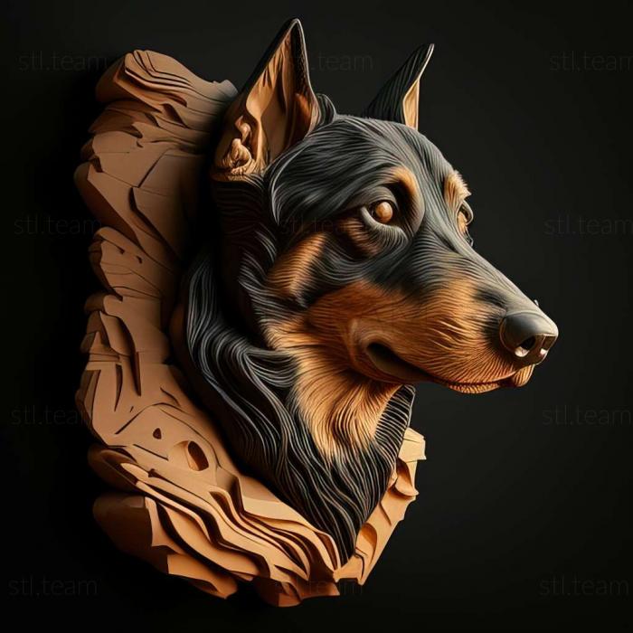 3D модель Босерон собака (STL)